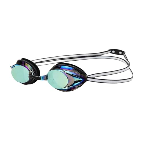 Dickly Schwimmbrille, Schwimmbrille, modische, klare Sicht, tragbare Schwimmbrille für Männer und Frauen zum Schwimmen am Strand, Schwarz von Dickly