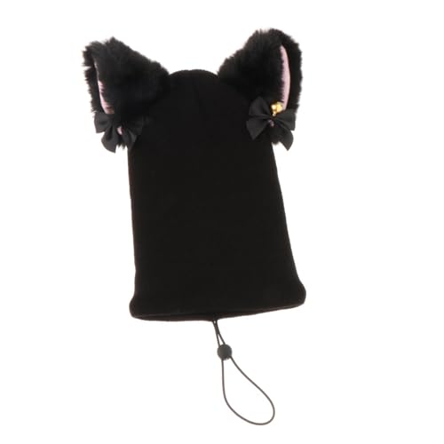 Dickly Skihelm-Abdeckungsschutz, lustige Skihelm-Abdeckungen, weiche warme Helme, Zubehör, Schwarzes kätzchen Dickly Skihelm-Abdeckungsschutz, lustige Skihelm-Abdeckungen, weiche warme Helme, Zubehör, Schwarzes kätzchen von Dickly