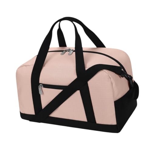 Dickly Sports -Fitness -Taschen -Reisetasche Tasche Verstellbarer Schultergurt über Nachtbeutel für Sport, Rosa von Dickly