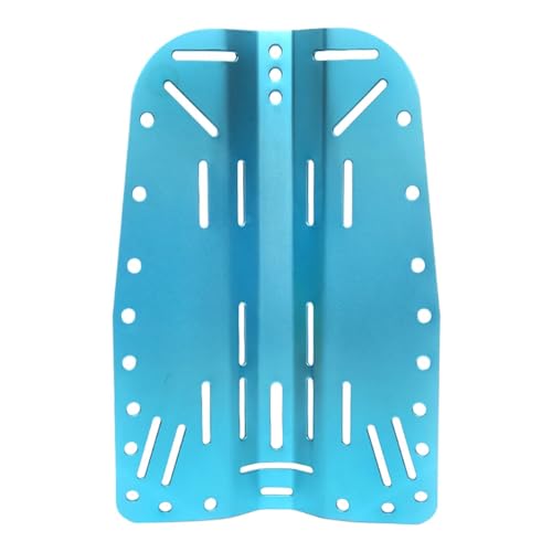 Dickly Taucher BCD Gear Scuba Diving Backplate Hardware Aluminiumlegierung Tech Diving Harness Tankhalter für Schrittgurte Unterwasser, Blau von Dickly