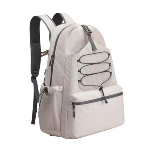 Dickly Tennistasche, Tennis-Rucksack, Organizer für Tennissport, Schlägerhülle mit separatem Schuhfach, Pickleball-Schlägertasche, Beige Dickly Tennistasche, Tennis-Rucksack, Organizer für Tennissport, Schlägerhülle mit separatem Schuhfach, Pickleball-Schlägertasche, Beige von Dickly