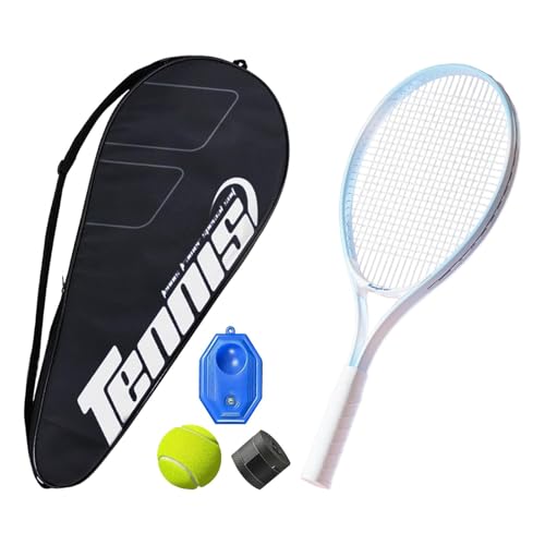 Dickly Tennistrainer, Tennis-Rebounder-Set mit Tennisschläger, Tennisgerät für Park, Indoor, Outdoor, Blau von Dickly