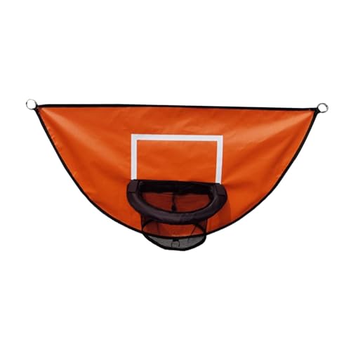 Dickly Trampolin-Basketballkorb, Trampolin-Befestigungszubehör, universeller, Leichter Baseboard-Basketballständer zum Dunking, Orange von Dickly