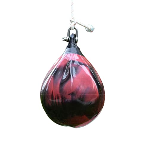 Dickly Wasser-Boxsack, Schwerer Boxsack zum Aufhängen, Boxball, langlebiges Boxtrainingsgerät für den Haushalt, entspannendes Taekwondo-Kickboxen, Rot von Dickly