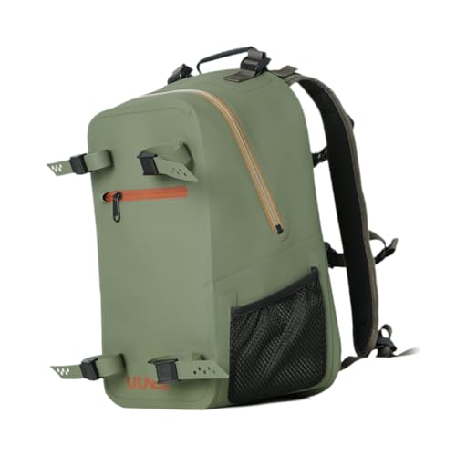 Dickly Wasserdichter Rucksack, Bootsrucksack, tragbarer luftdichter Wanderrucksack, Turnbeutel für Strand, Camping, Kanufahren, Reisen, Rucksackreisen von Dickly