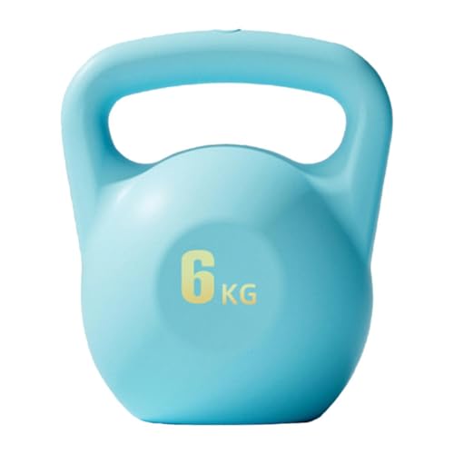 Dickly Wassergefüllte Kettlebell Fitness Kettlebell Übung Kettlebell für das Heim-Fitnessstudio, Blau 6kg von Dickly