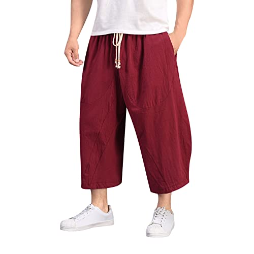 3 4 Hose Herren Atmungsaktiv Cargo Caprihose Kurze Hosen Regulär Fit Bermuda 7/8 Sporthose Leicht Capri Kurz Herren-Shorts Cargohose Laufhose,Rot,XL 3 4 Hose Herren Atmungsaktiv Cargo Caprihose Kurze Hosen Regulär Fit Bermuda 7/8 Sporthose Leicht Capri Kurz Herren-Shorts Cargohose Laufhose,Rot,XL von Didadihu