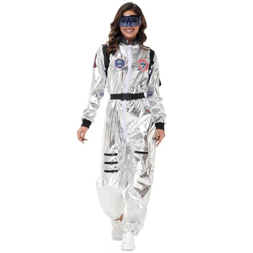 Astronaut Kostüm Damen Herren,Herren Kostüm Karneval,Karneval Kostüm Damen Sexy,Fasching Kostüme Damen,Kostüm Frauen Fasching,Space Kostüm Damen,Astronaut Kostüm Herren,C,XXL von Didadihu