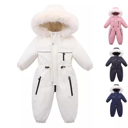 Baby Strampler Schneeanzug Winter Wollwalk Overall 86 92 104 110 Mit Kapuze Reißverschlüsse Skianzug Winteranzug Für Mädchen Jungen Kinder Softshellanzug,White,2-3 Jahre Baby Strampler Schneeanzug Winter Wollwalk Overall 86 92 104 110 Mit Kapuze Reißverschlüsse Skianzug Winteranzug Für Mädchen Jungen Kinder Softshellanzug,White,2-3 Jahre von Didadihu