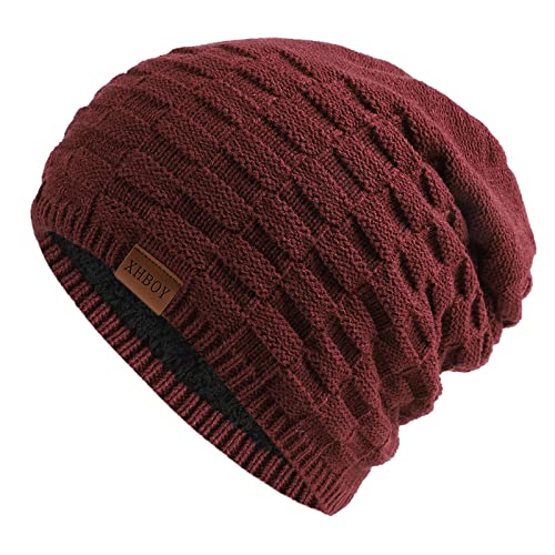 Beanie Mütze Herren Damen mädchen haube Elastisch Weich Bequem strickmützen wintermütze für Damen Winter mütze wollmütze von Didadihu