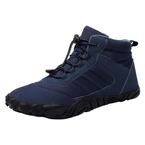 Didadihu Barfuss Schuhe Damen Wildling rutschfeste Sportschuhe Barfuß Leder Fitnessschuhe Herren Winterbarfußschuhe Barfuss Wasserfeste Laufschuhe Winterstiefel Wanderschuhe Wasserdicht 2023 von Didadihu