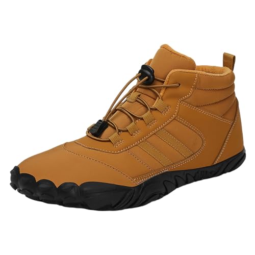 Didadihu Barfuss Schuhe Damen Winter 2024 Sportschuhe Barfuß Wasserfeste Barfußschuhe Herren Turnschuhe Breite Schwarz Laufschuhe Winterbarfusschuhe Wanderschuhe Wildling rutschfeste von Didadihu