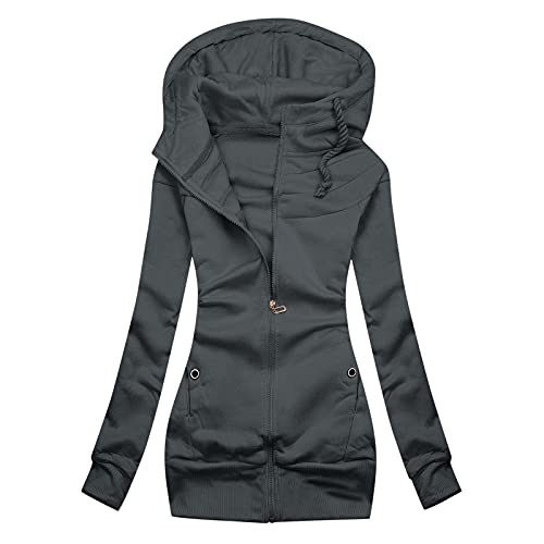 Didadihu Daunenmantel Damen Herbst Jacken Für Jacke Wintermantel Winterparka Mantel Schwarz Mädchen Übergangsmantel Winterjacke Sale Steppmantel Schwarze Elegant Winterjacken Damen-Mäntel von Didadihu