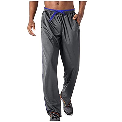 Didadihu Laufhose Lang Herren : Baumwolle Cargo Jogger Pants Sweatpants 3XL Grau Jogginghose Sport Hose Breite Winter Baggy Trainingshose Jogginghose Freizeithose,Grau,L von Didadihu