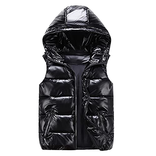 Didadihu Trachtenjacke Damen, Winter Weste Daunenweste Elegant Outdoor Jacke Lederweste Lang Jacken Leichte Long Winterweste Laufjacke Sportweste von Didadihu