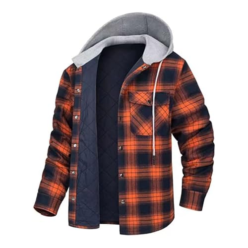 Fleecefutter Herren Winterjacke Winter Winddicht Thermojacke Warme Teddyfleece Gefüttert Dicke Fleece Jacket Fleece Jacke Übergangsjacke von Didadihu