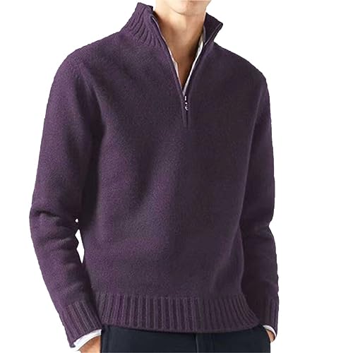 Herren Troyer Mit Reißverschluss Hemdkragen Modern Pulli Feinstrick Troyer Cashmere Grobstrick Pullover Turtleneck Reißverschluss Pullover Troyer Winterpullover Slim Fit Baumwoll Herren Troyer Mit Reißverschluss Hemdkragen Modern Pulli Feinstrick Troyer Cashmere Grobstrick Pullover Turtleneck Reißverschluss Pullover Troyer Winterpullover Slim Fit Baumwoll von Didadihu