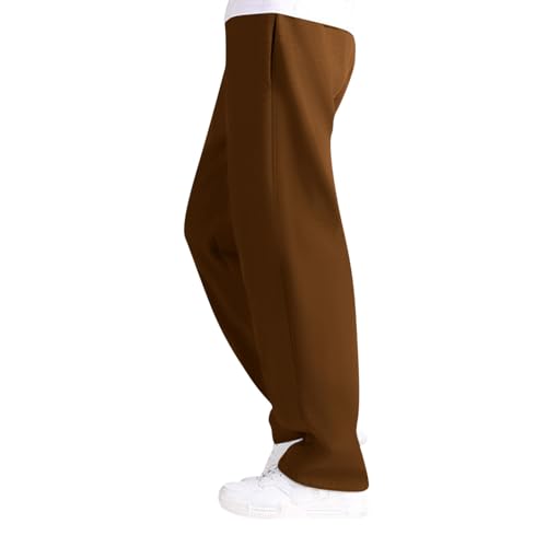 Jogginghose Baggy Weite Herren Weiße Sweatpants Track Pants Cargohose Jogger Hose Leichte Review Baumwolle Breite Baumwoll Y2k Männer Freizeithose Lang Hosen Hip Hop von Didadihu