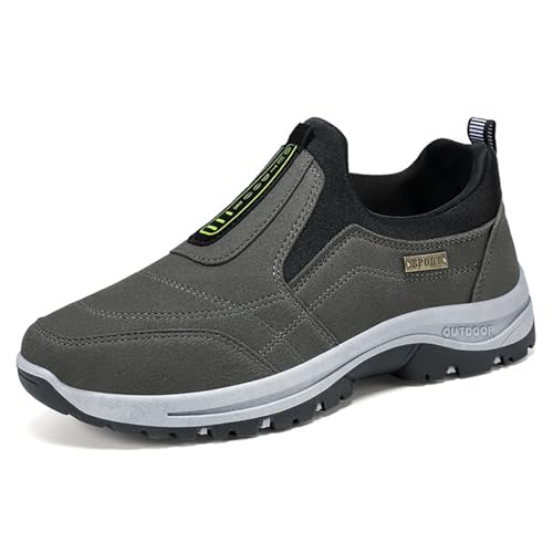 Naturstep Orthopädische Orthomotion Schuhe Herren Damen Breite Füße Herrenschuhe Turnschuhe Ergonomischer Schuh Zur Schmerzlinderung Unisex Für Outdoor Fitness Und Alltag,01 Grau,41/EU von Didadihu