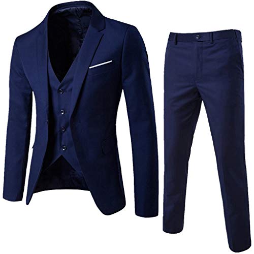 Outfit Men's Grau Herrenanzug Stretch Anzughose Männer Regular Smoking Hochzeitsanzug Slim Fit Übergröße Kingsman Kleider Tuxedo von Didadihu