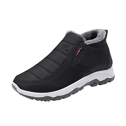 Slip On Loafer für Damen Winterschuhe Damen Warm Gefüttert wasserdicht Winterschuhe Winter Outdoor Boots Wanderstiefel Stiefel Unisex von Didadihu