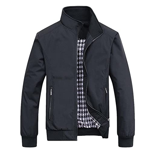 Sommerjacke Herren Motorradjacke Sommer Sportjacken Für Mens Jacket Bomberjacke Windjacke Leicht Herrenjacke Herbst Jacke Windbreaker Blouson College Jacken von Didadihu