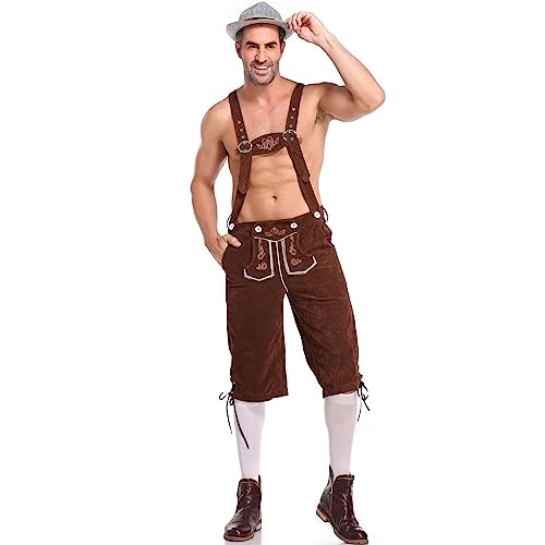 Trachtenhose Herren Lederhose Jogginghose Kurz Kurze Oktoberfest Hosenträger Tracht Trachten Trachtenlederhosen Bayerische Leder Latzhose Hose Elegante Trachtenset Kaffee M Trachtenhose Herren Lederhose Jogginghose Kurz Kurze Oktoberfest Hosenträger Tracht Trachten Trachtenlederhosen Bayerische Leder Latzhose Hose Elegante Trachtenset Kaffee M von Didadihu