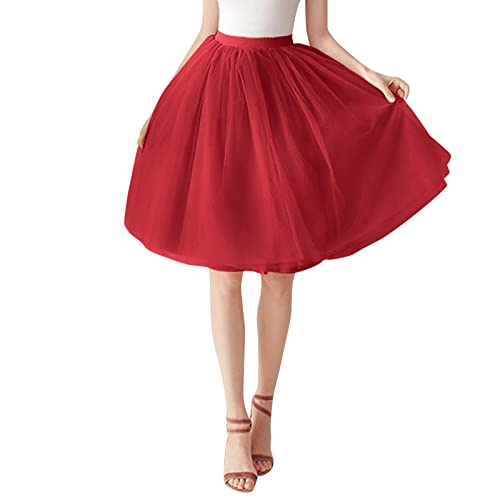 Tüllrock Damen Unterrock Petticoat Party Kostüm 80er Tüllrock Tütü Rock Karneval Kostüm Kurz Tüll Rock Crinoline Midirock,RD2,One Size Tüllrock Damen Unterrock Petticoat Party Kostüm 80er Tüllrock Tütü Rock Karneval Kostüm Kurz Tüll Rock Crinoline Midirock,RD2,One Size von Didadihu