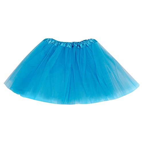 Tüllrock Karneval Damen, Karneval Kostüm Hohe Taille Tutu Rock Elastisch Swing Vintage Minirock Tüll Röcke Festliche Lagig Petticoat Unterrock Tütü Rock von Didadihu