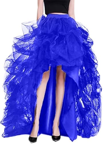 Tüllrock Lang Damen Langer Midirock Mit Mesh Großer Saum Karneval Rock Midi Maxi Lange Rock für Amor Pfau Teufel Aperol Kostüm,Blau,S Tüllrock Lang Damen Langer Midirock Mit Mesh Großer Saum Karneval Rock Midi Maxi Lange Rock für Amor Pfau Teufel Aperol Kostüm,Blau,S von Didadihu