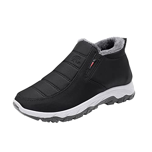 Wasserdicht Gefüttert Damen Winterschuhe Extra Weit Winterstiefel Damen Warme Wanderschuhe Winter Schuhe Trekkingschuhe rutschfest Winter Boots von Didadihu