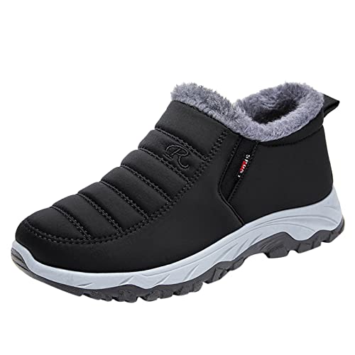 Wasserdicht Gefüttert Damen Winterschuhe Extra Weit Winterstiefel Damen Warme Wanderschuhe Winter Schuhe Trekkingschuhe rutschfest Winter Boots von Didadihu