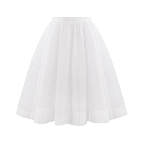 Weißer Tüllrock Damen,Damen 5 Layers Tüllrock Leicht Blickdicht Tüll Rock Mit Elastische Hohe Taille Tutu Tütü Rock Karneval Fasching Große Größen Petticoat Unterrock A-Linie,Weiß,L Weißer Tüllrock Damen,Damen 5 Layers Tüllrock Leicht Blickdicht Tüll Rock Mit Elastische Hohe Taille Tutu Tütü Rock Karneval Fasching Große Größen Petticoat Unterrock A-Linie,Weiß,L von Didadihu