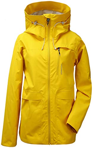 Didriksons Damen Outdoorjacke Jacke WIDA WNS JKT Winddicht wasserdicht (321 Oat Yellow, 36) von Didriksons