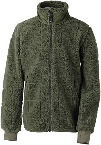 Didriksons Fleecejacke Jacke Bryssel Boy's Youth Jacket dunkelgrün atmungsaktiv (140) von Didriksons