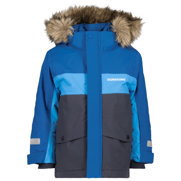 Didriksons - Kid's Bjärven Parka 2 - Parka Gr 80 blau von Didriksons