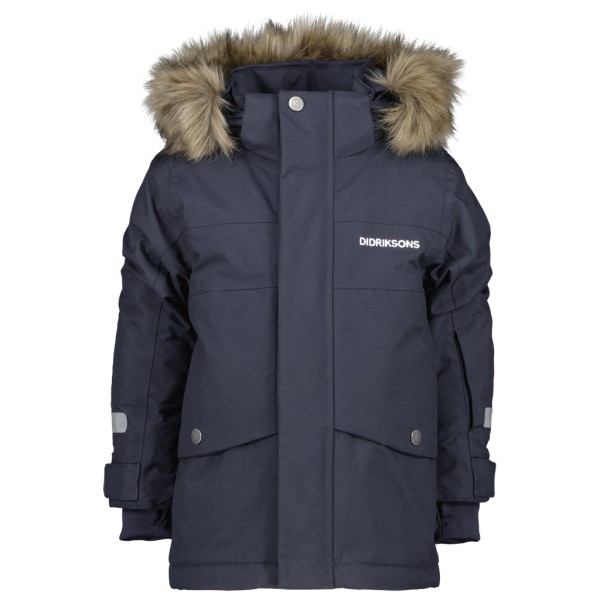 Didriksons - Kid's Bjärven Parka 3 - Parka Gr 80 blau von Didriksons