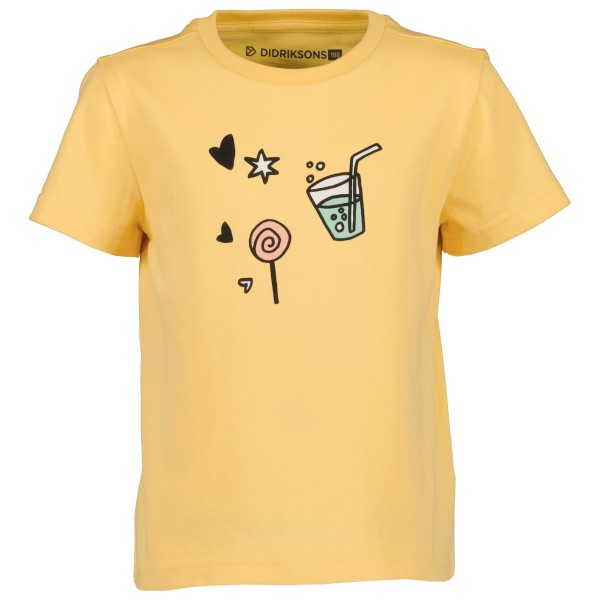 Didriksons - Kid's Mynta 2 - T-Shirt Gr 110 beige von Didriksons
