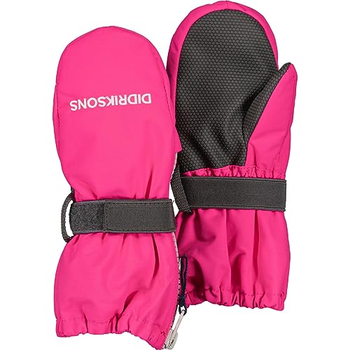 Didriksons Kinder Biggles Zip 7 Handschuhe, True pink, S von Didriksons