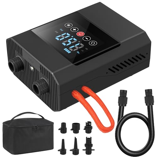 Diealles Shine Sup Pumpe Elektrisch 12000mAh, 20 PSI Wiederaufladbare Elektrische Luftpumpe Akku/AC 220V/DC 12V Hochdruck-Luftpumpe, Unterstützt 2 SUP in Einer Reihe, für Paddle Board Boote Kajak Diealles Shine Sup Pumpe Elektrisch 12000mAh, 20 PSI Wiederaufladbare Elektrische Luftpumpe Akku/AC 220V/DC 12V Hochdruck-Luftpumpe, Unterstützt 2 SUP in Einer Reihe, für Paddle Board Boote Kajak von Diealles Shine