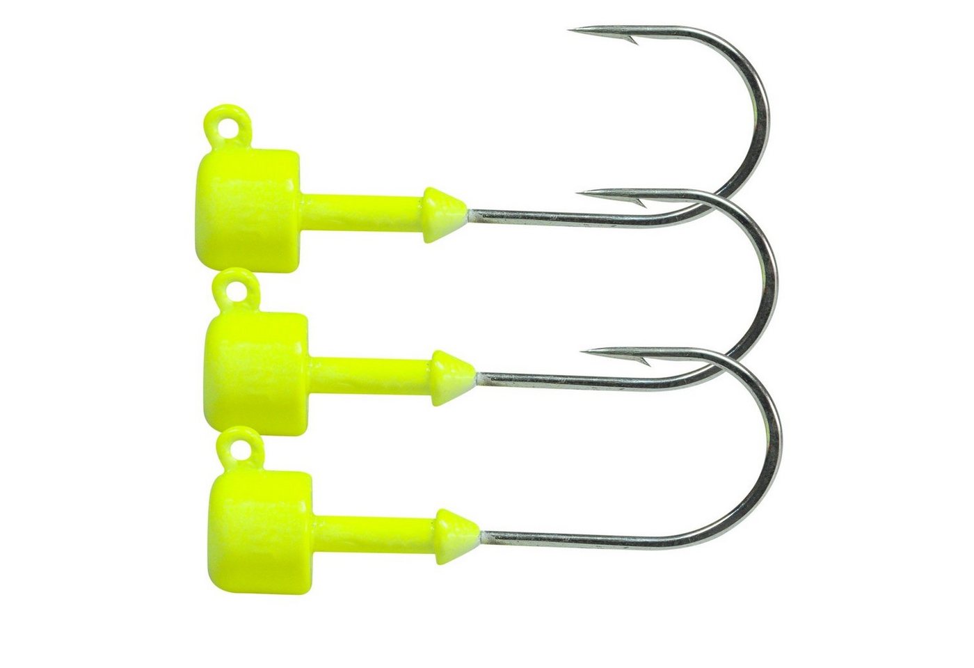 Dieter Eisele Kunstköder, JN-Flad-Head Jigkopf Fluoro-gelb für Doppelgänger Wattwurm XL 3x25g Dieter Eisele Kunstköder, JN-Flad-Head Jigkopf Fluoro-gelb für Doppelgänger Wattwurm XL 3x25g von Dieter Eisele