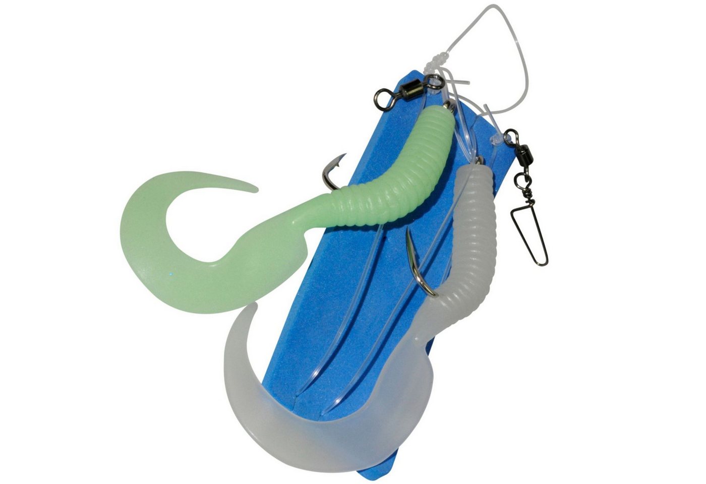 Dieter Eisele Kunstköder Dieter Eisele Meeressystem mit 2 Ködern 14cm grün+blau 9/0 1,20mm Dieter Eisele Kunstköder Dieter Eisele Meeressystem mit 2 Ködern 14cm grün+blau 9/0 1,20mm von Dieter Eisele