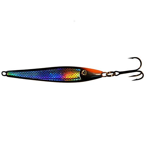 Dieter Eisele Select-Pilker, Taumel-Pilker, VMC-Drilling, Edelstahl-Sprengring, HDUV- oder Holo-Folie, fängt oft Schon beim Absinken (Black Panter, 90g) Dieter Eisele Select-Pilker, Taumel-Pilker, VMC-Drilling, Edelstahl-Sprengring, HDUV- oder Holo-Folie, fängt oft Schon beim Absinken (Black Panter, 90g) von Dieter Eisele