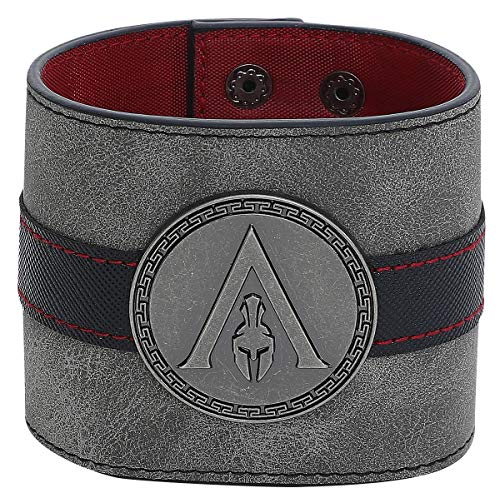 Assassin's Creed Odyssey - Metal Badge Wristband Armband schwarz von Difuzed