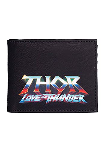 DIFUZED Unisex Kinder Marvel-Thor Bifold Wallet Brieftasche Portemonnaie, Black DIFUZED Unisex Kinder Marvel-Thor Bifold Wallet Brieftasche Portemonnaie, Black von Difuzed