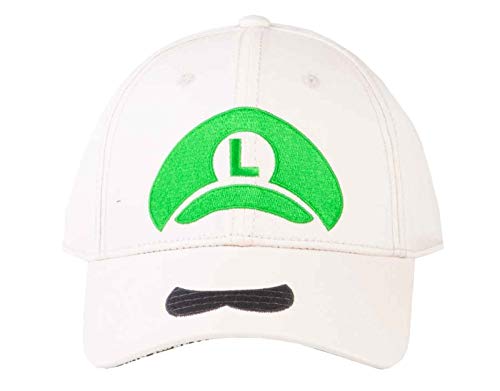 Difuzed Herren Nintendo-Super Mario Luigi Icon Cap Baseballkappe, grün, Einheitsgröße Difuzed Herren Nintendo-Super Mario Luigi Icon Cap Baseballkappe, grün, Einheitsgröße von Difuzed