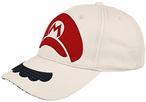 Difuzed Nintendo Baseball Cap Super Mario Minimal Caps tzen, Rot, Einheitsgröße von Difuzed