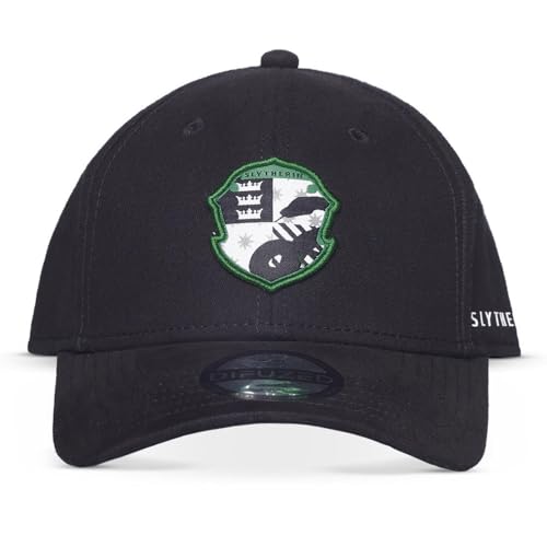 Harry Potter Kids Baseball Cap Slytherin Creat Logo Nue offiziell Schwarz Harry Potter Kids Baseball Cap Slytherin Creat Logo Nue offiziell Schwarz von Difuzed