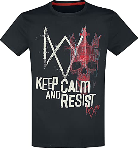 Watch Dogs Legion - Keep Calm and Resist Männer T-Shirt schwarz XL Watch Dogs Legion - Keep Calm and Resist Männer T-Shirt schwarz XL von Difuzed