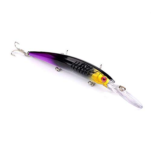 Diheohg 1 Stueck 15.2 cm 12.2G 3D Grosse Harte Fisch Köder Pike Crankbaits Wobbler Mit Haken Fisch Angehen von Diheohg